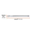 Código: 13418 Extensión cuadro 1/2' para matraca, largo 10', Truper E-5463