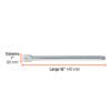 Código: 13906 Extensión cuadro 3/4' para matraca, largo 16', Truper E-5663