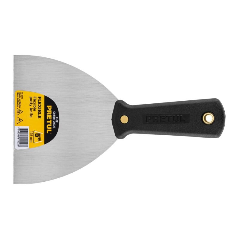 Código: 20323 Espátula flexible 5' con mango de plástico, Pretul E-5F