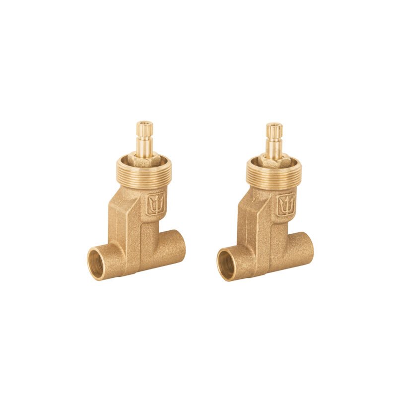 Código: 49803 Juego llaves empotrar soldables, compresión, s/maneral,Basic E-652SB