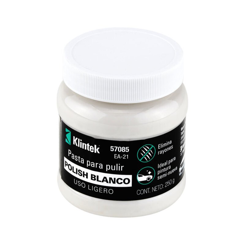 EA-21.jpg Código: 57085 Polish en pasta blanca para auto, 250 g, uso ligero, KLINTEK EA-21