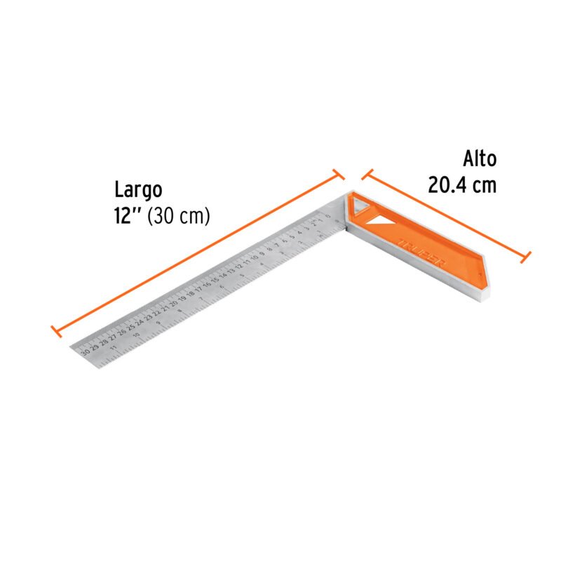 EC-12FC2.jpg Código: 14376 Escuadra 12' para carpintero con mango 100% de aluminio EC-12