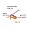 Código: 14380 Escuadra 12' de combinación con punzón para marcar, Truper ECT-12