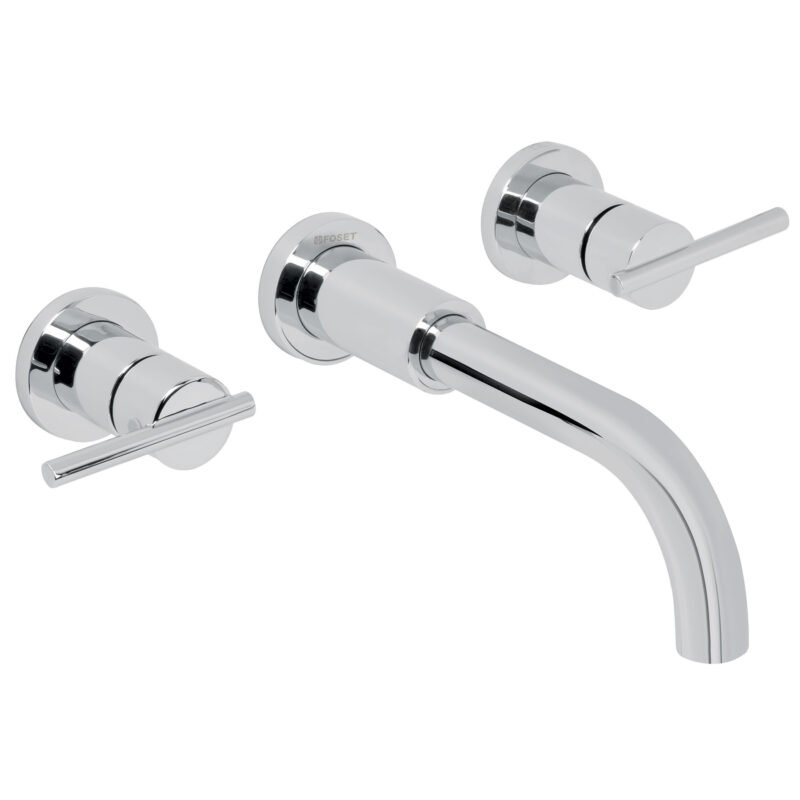 ELM-92.jpg Código: 49927 Mezcladora cromo de pared para lavabo, Foset Element ELM-92