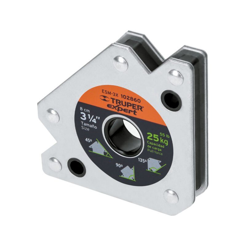 ESM-3X.jpg Código: 102860 Escuadra magnética 3-1/4' para soldar, capacidad 25 kg ESM-3X
