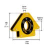 Código: 28244 Escuadra magnética 5' para soldar, capacidad 25 kg, PRETUL ESM-5P