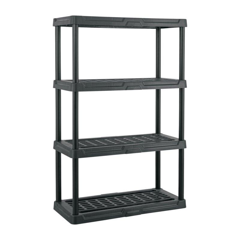 EST-4AP.jpg Código: 20680 Estante plástico amplio 4 rep/cap. 35 kg, 140x44x92, Pretul EST-4AP