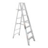 Código: 10459 Escalera de tijera 100% aluminio tipo ll 6 peldaños, Truper ESTA-26