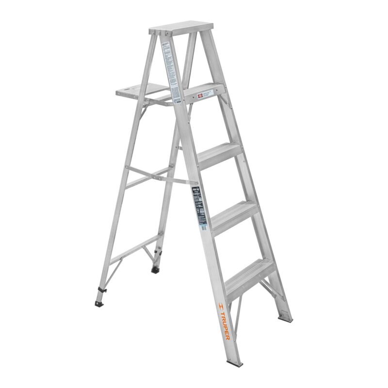 ESTA-34.jpg Código: 10438 Escalera de tijera 100% aluminio tipo lll 4 peldaños, Truper ESTA-34