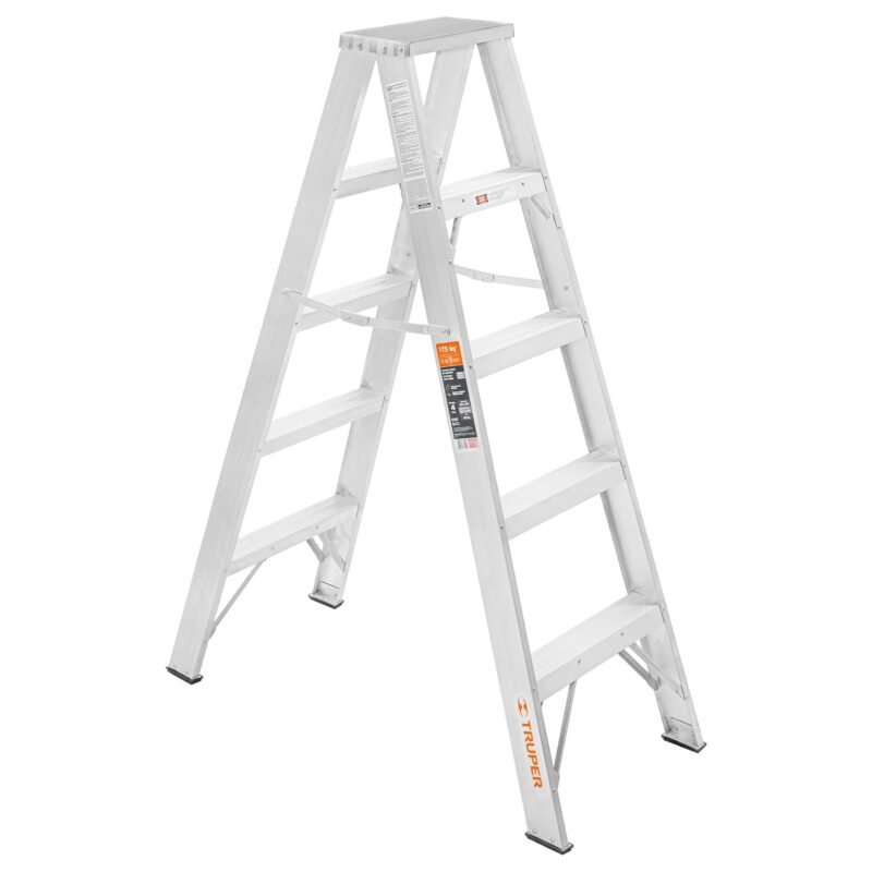 ESTD-24.jpg Código: 10495 Escalera de tijera doble, tipo ll, 4 escalones, Truper ESTD-24