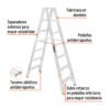 Código: 10497 Escalera de tijera doble, tipo ll, 6 escalones, Truper ESTD-26