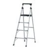 Código: 16765 Escalera tubular plegable, 4 peldaños, aluminio, Truper ESTU-4A