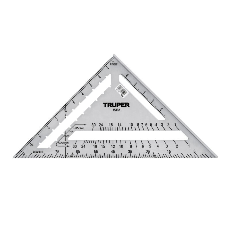 ET-12A.jpg Código: 15132 Escuadra 12' de aluminio para muros de yeso, Truper ET-12A