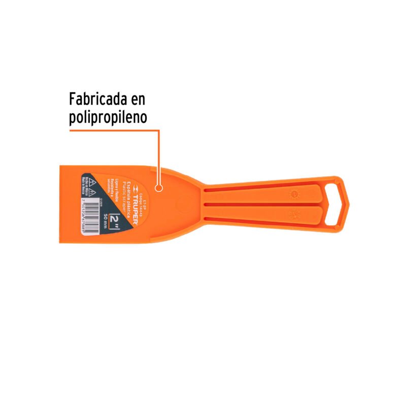 ET-2PFC1.jpg Código: 14443 Espátula plástica de 2', Truper ET-2P