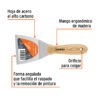 ET-3RAFC1.jpg Código: 14457 Espátula afilada y angulada 3' con mango de madera, Truper ET-3RA