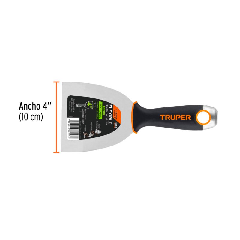 ET-4FXFC2.jpg Código: 15852 Espátula flexible 4' acero inox. mango Comfort Grip, Expert ET-4FX