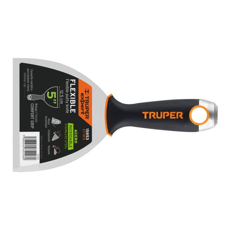 ET-5FX.jpg Código: 15853 Espátula flexible 5' acero inox. mango Comfort Grip, Expert ET-5FX