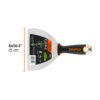 Código: 15854 Espátula flexible 6' acero inox. mango Comfort Grip, Expert ET-6FX
