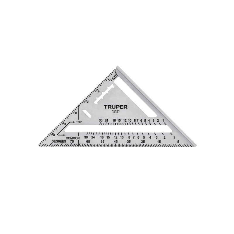 ET-7A.jpg Código: 15131 Escuadra 7' de aluminio para muros de yeso, Truper ET-7A