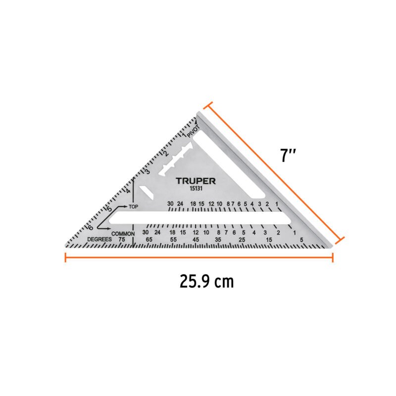ET-7AFC2.jpg Código: 15131 Escuadra 7' de aluminio para muros de yeso, Truper ET-7A