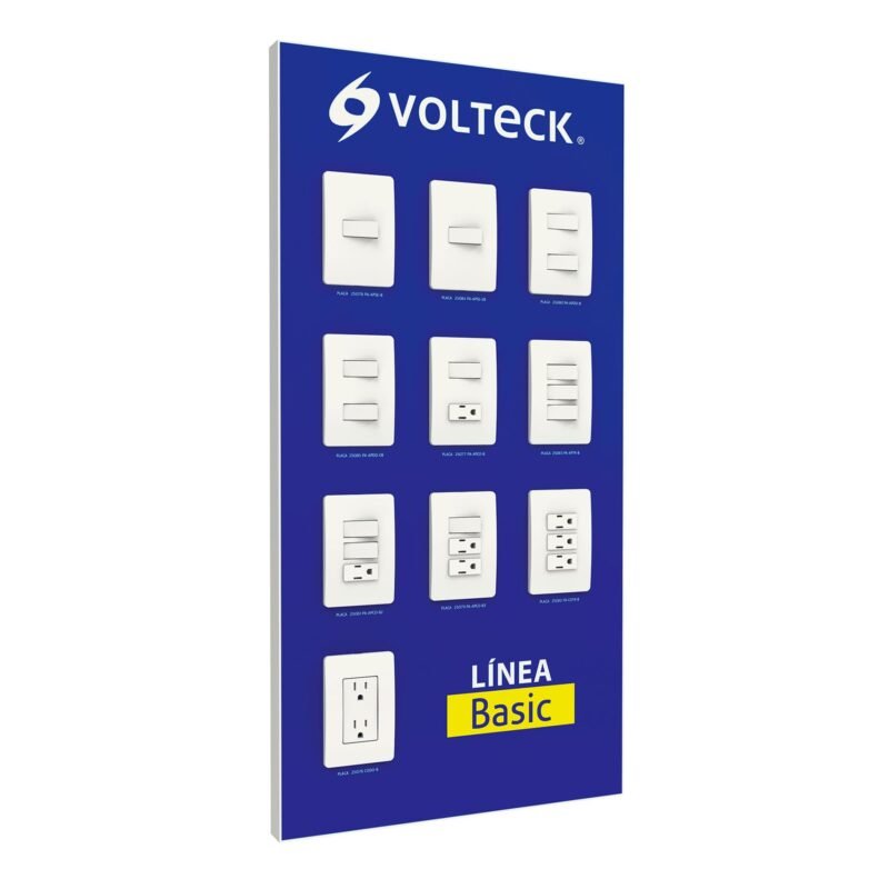 EX-BA-VK.jpg Código: 57026 Exhibidor de Línea Basic armada, Volteck EX-BA-VK