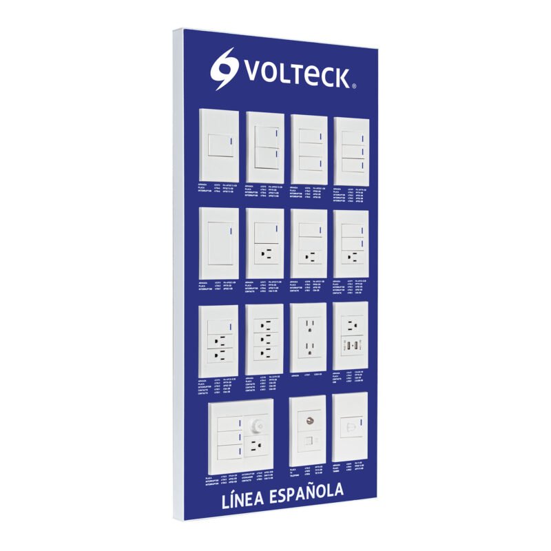 EX-ES-VK.jpg Código: 57025 Exhibidor de Línea Española, Volteck EX-ES-VK