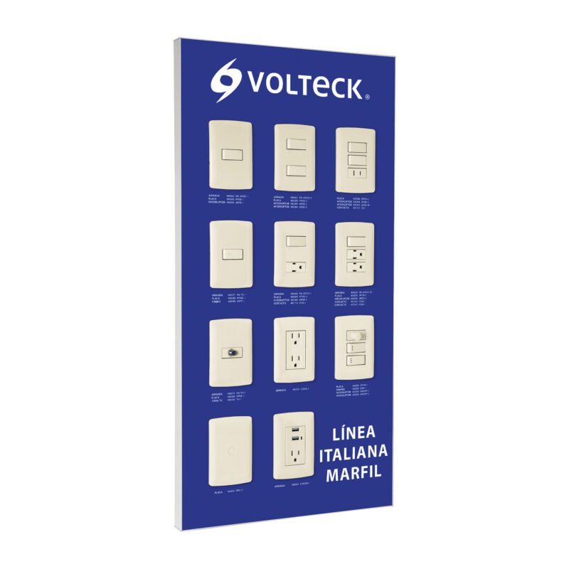 EX-LI-VK.jpg Código: 51586 Exhibidor línea italiana, Volteck EX-LI-VK
