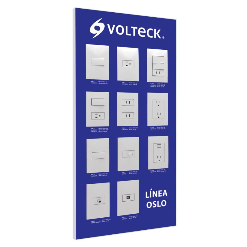 EX-LO-VK.jpg Código: 51588 Exhibidor de línea Oslo, Volteck EX-LO-VK