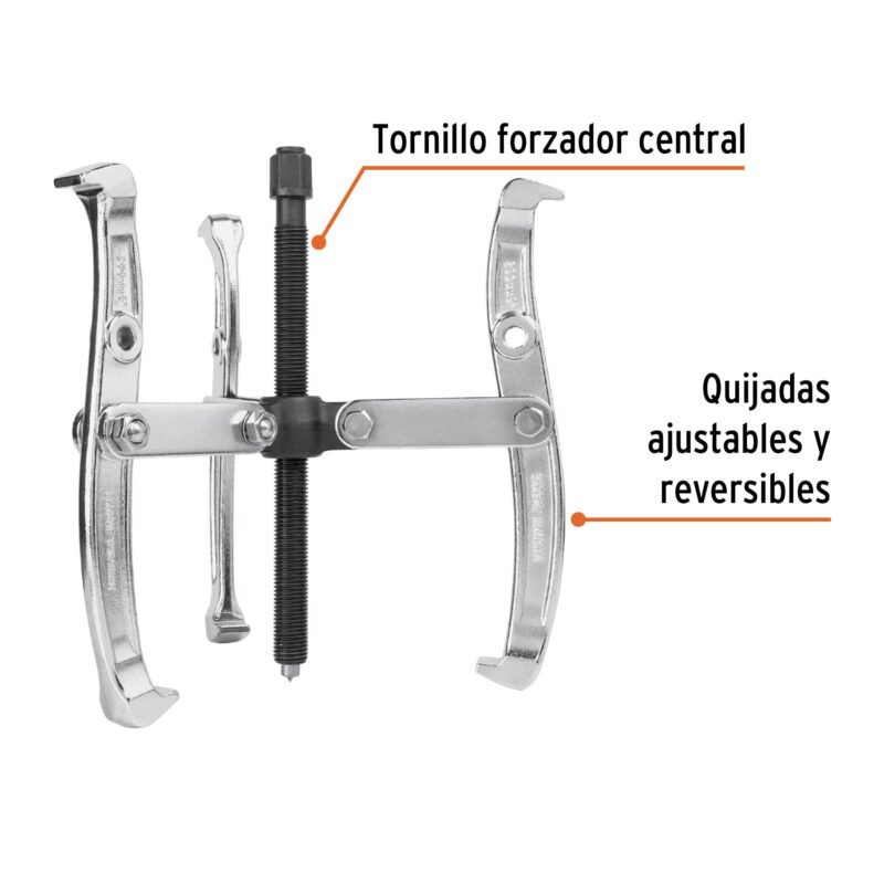 EX-P6FC1.jpg Código: 14506 Extractor de poleas, 3 quijadas, 6', Truper EX-P6