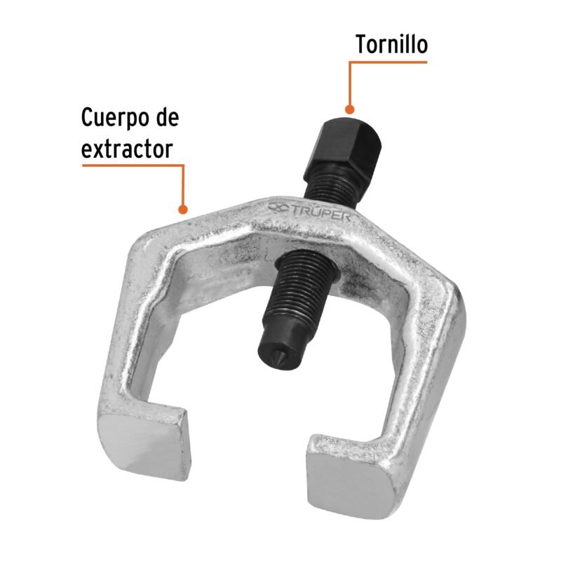 EX-PIT-PFC1.jpg Código: 14514 Extractor Pitman, alcance 63 mm, uso pesado, Truper EX-PIT-P