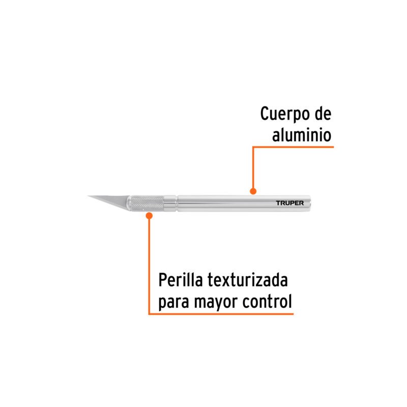 EXA-6FC1.jpg Código: 16969 Exacto 6' profesional con 5 cuchillas de acero SK2, TRUPER EXA-6