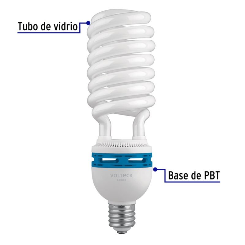 Código: 48261 Lámpara espiral 105 W base mogul E39 220 V luz día, caja F-105EXC