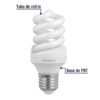 Código: 46848 Lámpara espiral T3 13 W luz de día en blíster, Volteck F-13E