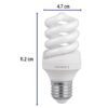 Código: 46848 Lámpara espiral T3 13 W luz de día en blíster, Volteck F-13E