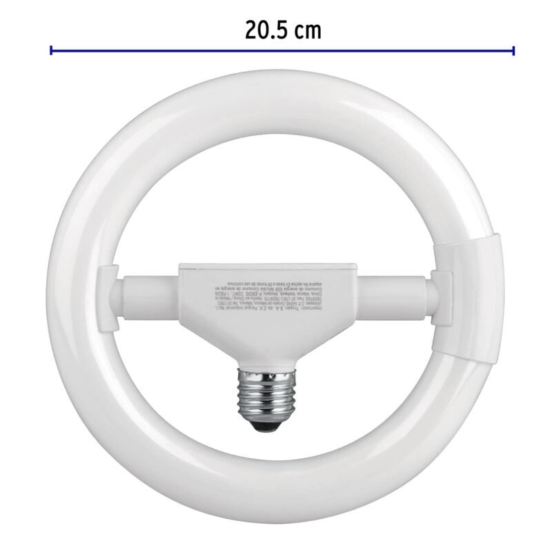 F-22CICFC2.jpg Código: 48236 Lámpara circular T9 22 W luz de día en caja, Volteck F-22CIC