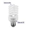 Código: 46838 Lámpara espiral mini T2 23 W luz de día en blíster, Volteck F-23EM