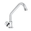 Código: 49500 Llave individual fregadero, cuello corto, hexagonal, BASIC F-312