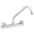 Código: 49858 Mezcladora 8' fregadero cromo, cuello largo,compresión,BASIC F-318-C