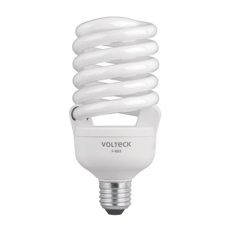 Código: 46828 Lámpara espiral T4 45 W alta potencia luz de día, caja F-45E4