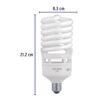Código: 46830 Lámpara espiral T4 65 W alta potencia luz de día, caja F-65E4