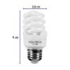 Código: 48202 Lámpara espiral mini T2 7 W luz de día en blíster, Volteck F-7EM