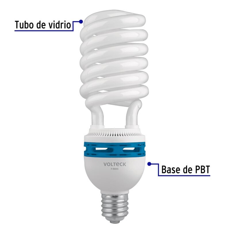 F-85EXCFC1.jpg Código: 48260 Lámpara espiral 85 W base mogul E39 220 V luz día, caja F-85EXC
