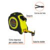 Código: 10746 Flexómetro Auto-Lock contra impactos 3 m cinta 16 mm, Truper FA-3M