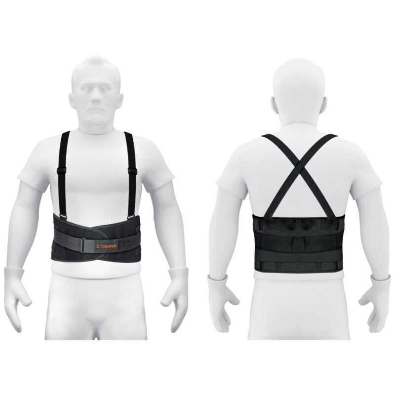 FAJA-SX.jpg Código: 10955 Faja lumbar con tercer cinturón, talla CH, Truper FAJA-SX