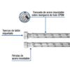 Código: 49132 Manguera para boiler, acero inox, 1/2'x3/4', 60 cm, Foset FBO-1260X