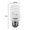 Código: 48203 Lámpara espiral mini T2 7 W luz cálida en blíster, Volteck FC-7EM