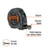 Código: 102598 Flexómetro contra impactos 5 m, Cinta Negra 19 mm, Truper FCN-5M