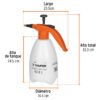 Código: 10235 Fumigador de 2 litros doméstico, Truper FDO-2
