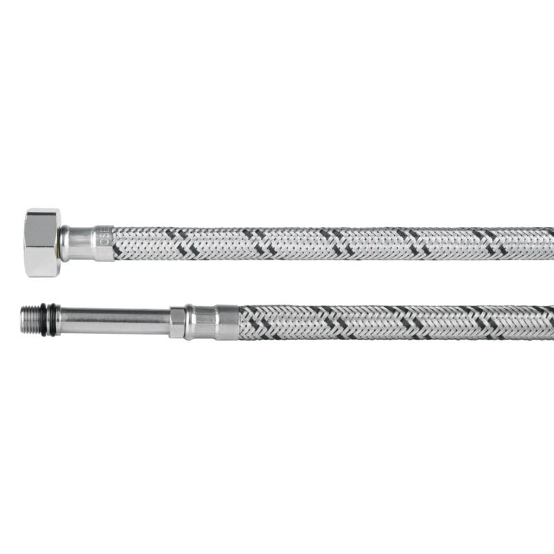Código: 48969 Manguera para monomando, acero inox, 1/2'x M10, 55 cm FMO-55X