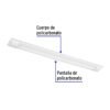Código: 48390 Luminario lineal delgado de LED 18 W para gabinete, Volteck GAB-201L